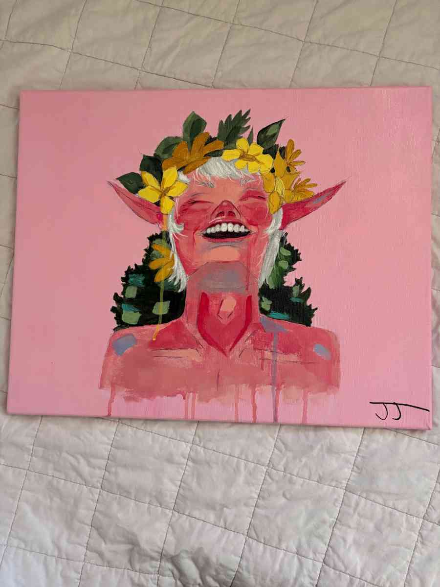 Jolly Boy Original painting by Jasmine Jenkins