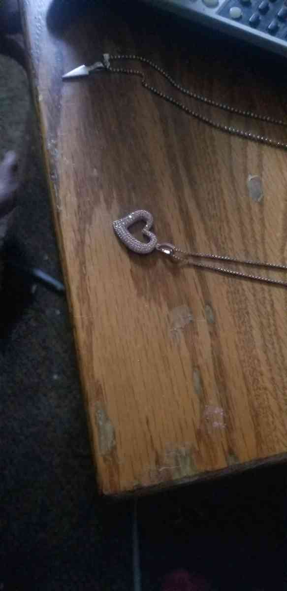 Womens heart shaped pendant