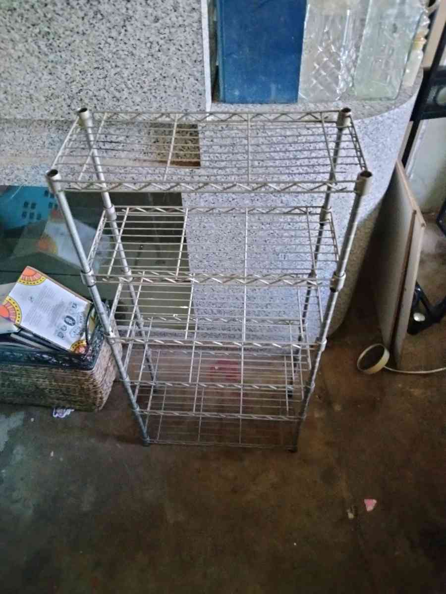 mini metal shelf