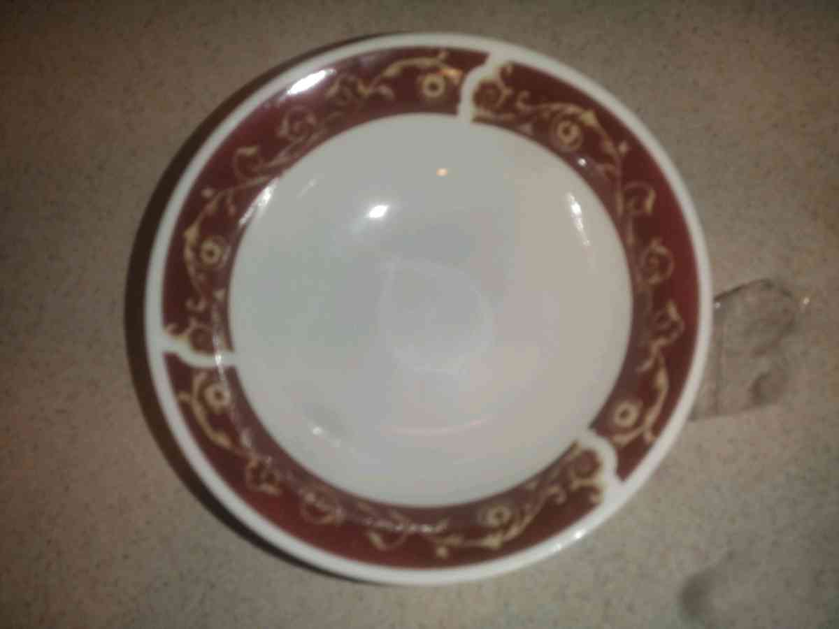 antique dishware