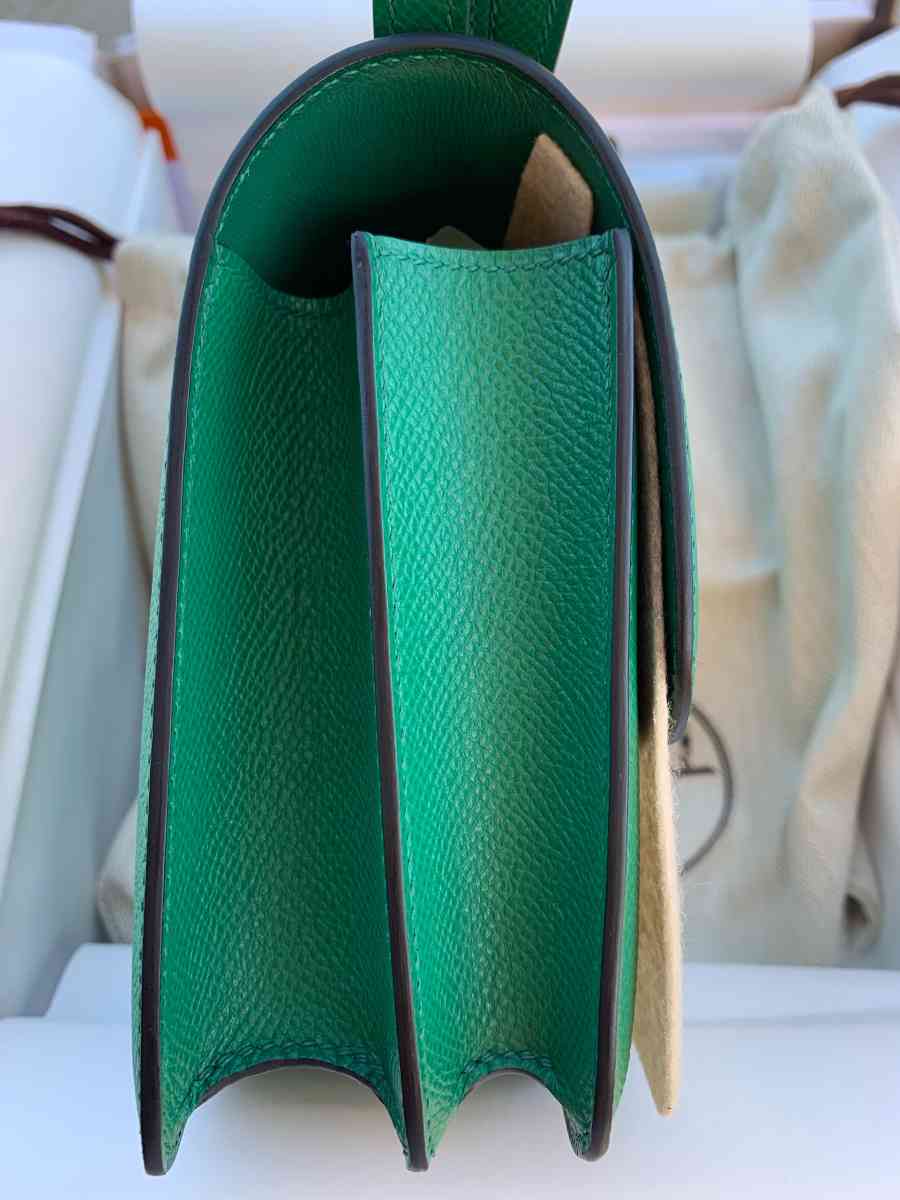 Hermes Constance 18cm Epsom Green