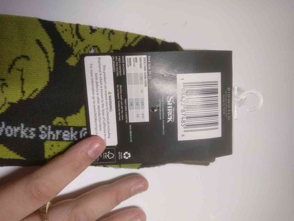 Shrek meme socks