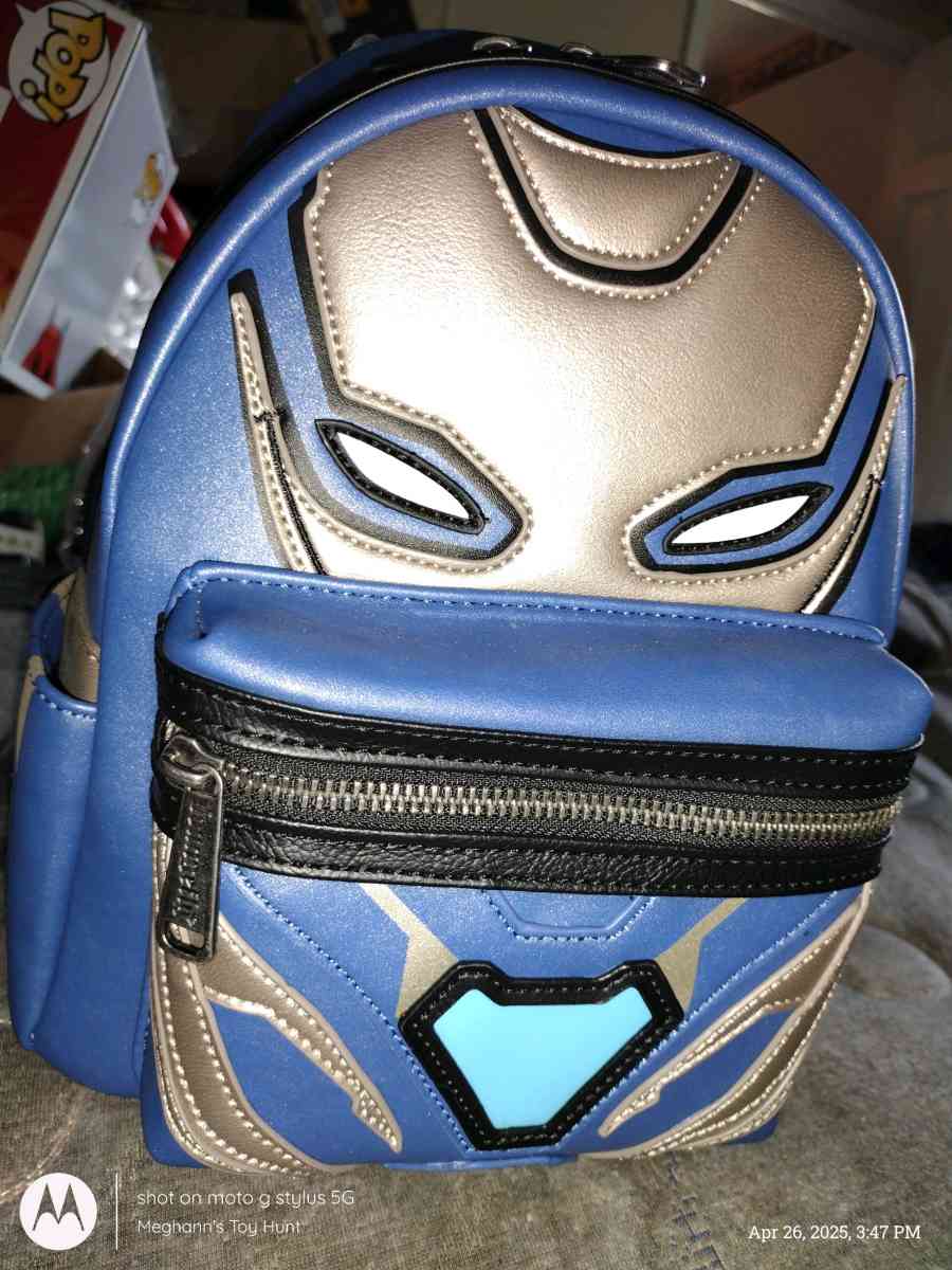 BNWT LOUNGEFLY COSPLAY Iron Man Mini Backpack Set