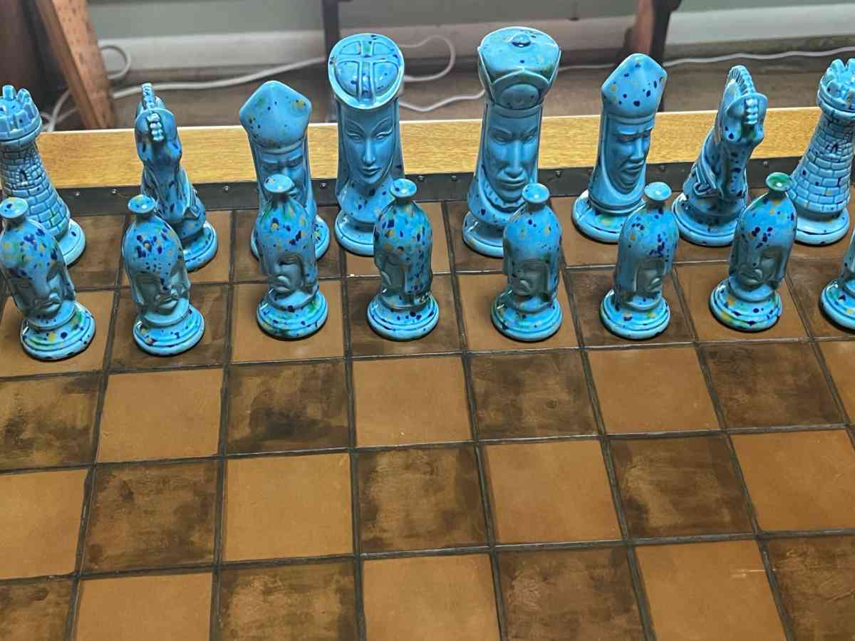 Own a Piece of Functional Art This rare handcrafted ceramic chess