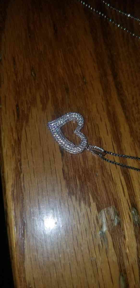Womens heart shaped pendant
