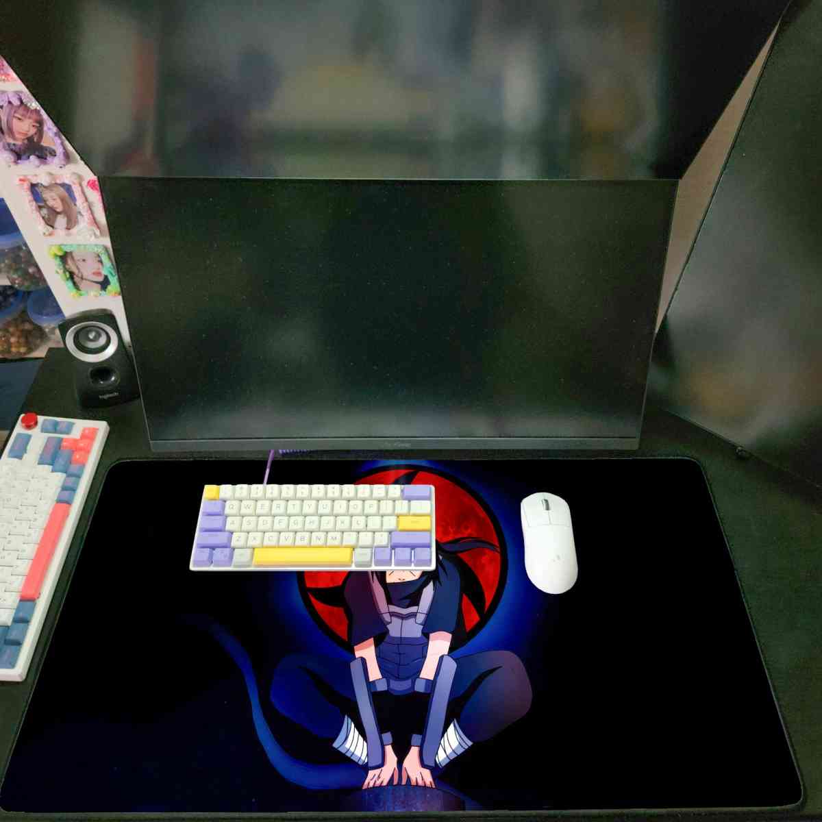 Itachi Uchiha from Naruto Anime Desk Mat Mousepad 32 x 16