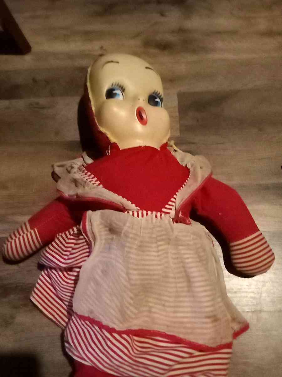 antique doll 3 feet tall