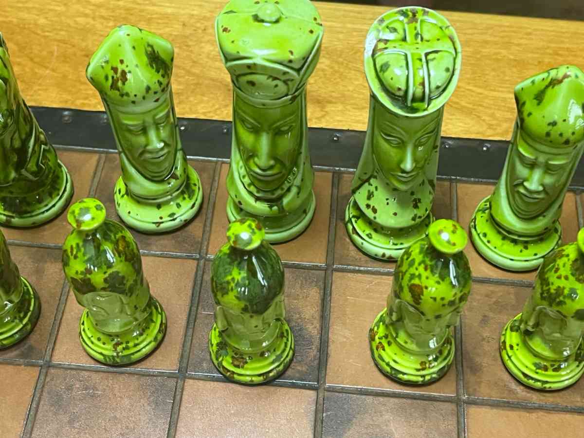 Own a Piece of Functional Art This rare handcrafted ceramic chess