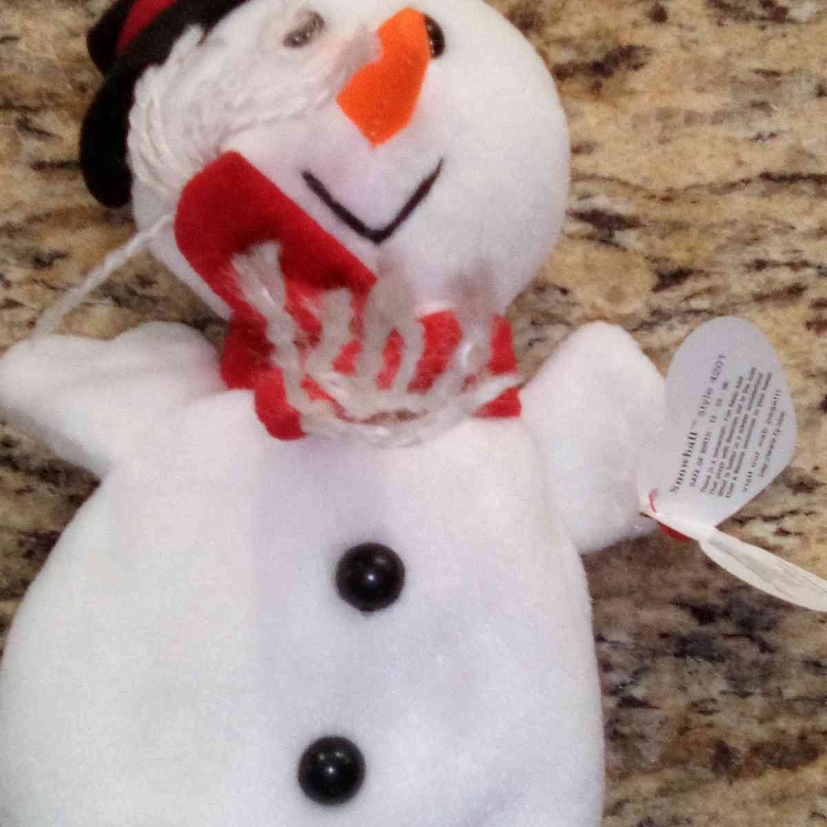 ty SNOWBALL Rare Limited edition beenie baby