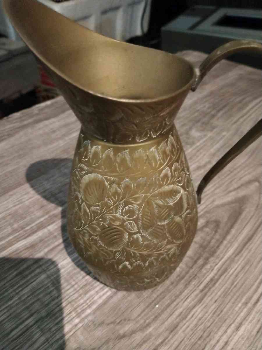 brass vase