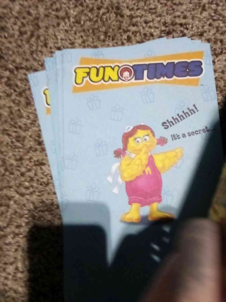 mcdonalds comic books 1999