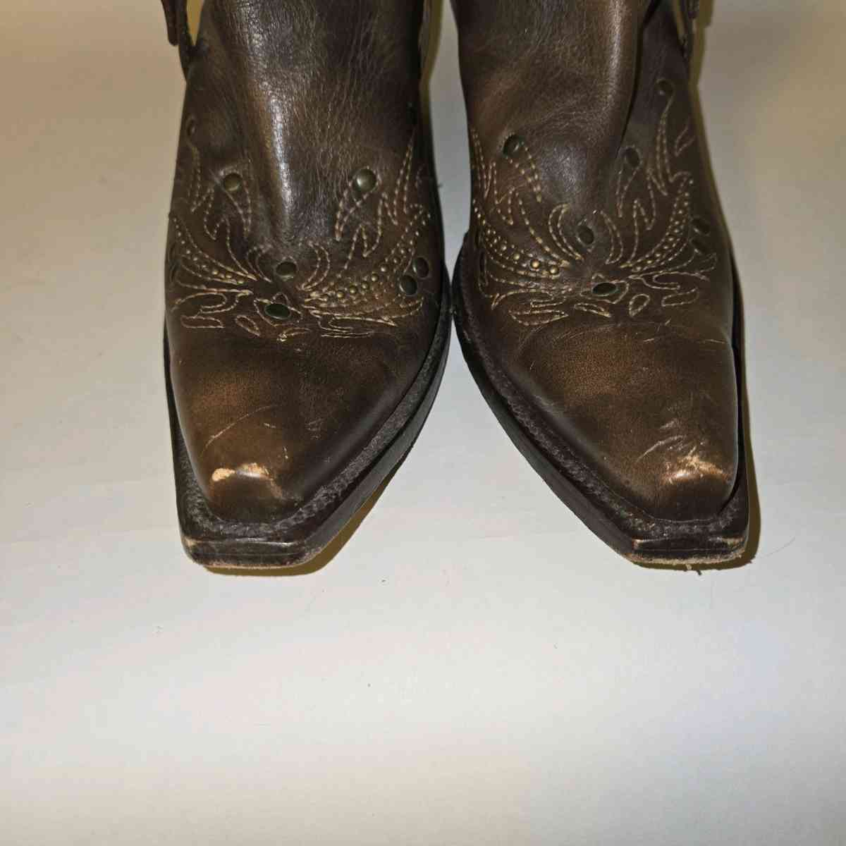 Corral Womens Genuine Leather Boots Size 10 G1116 16 in tall