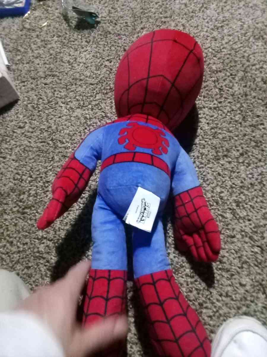 plush SpiderMan doll