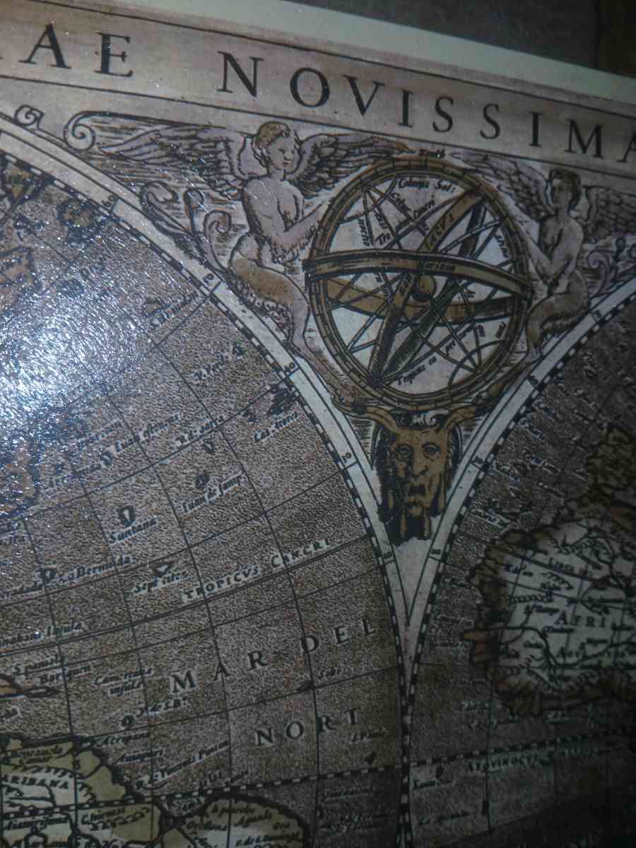 map of 1602 Orbis Terrae Novissima Descriptio