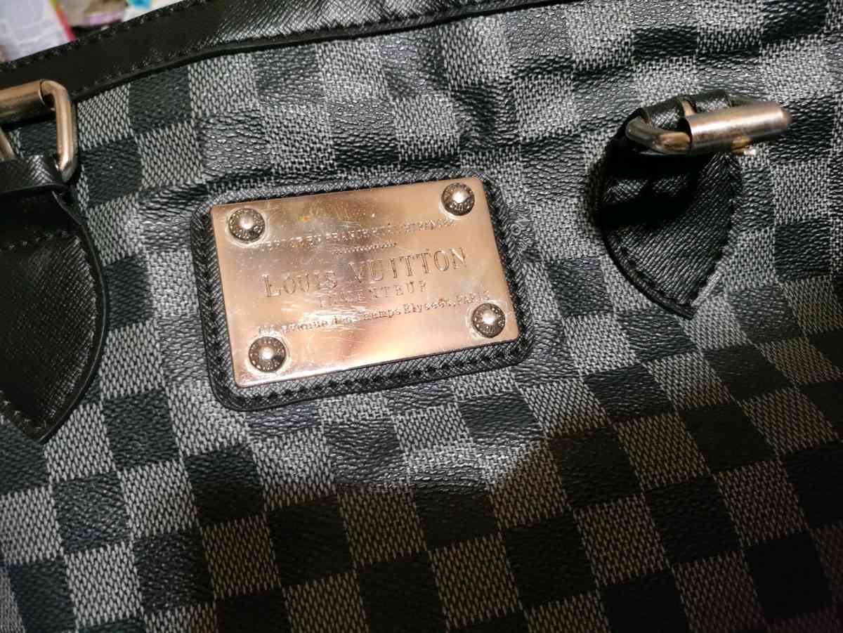 Louis Vuitton checkered purse