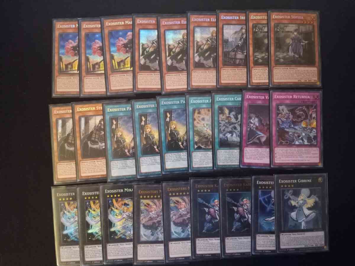 Yugioh Exosister cards