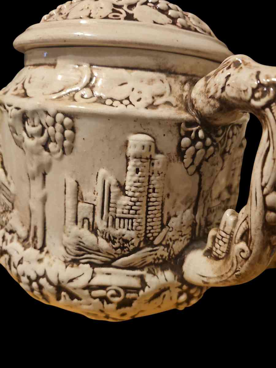 Large Castle Biscuit Jar