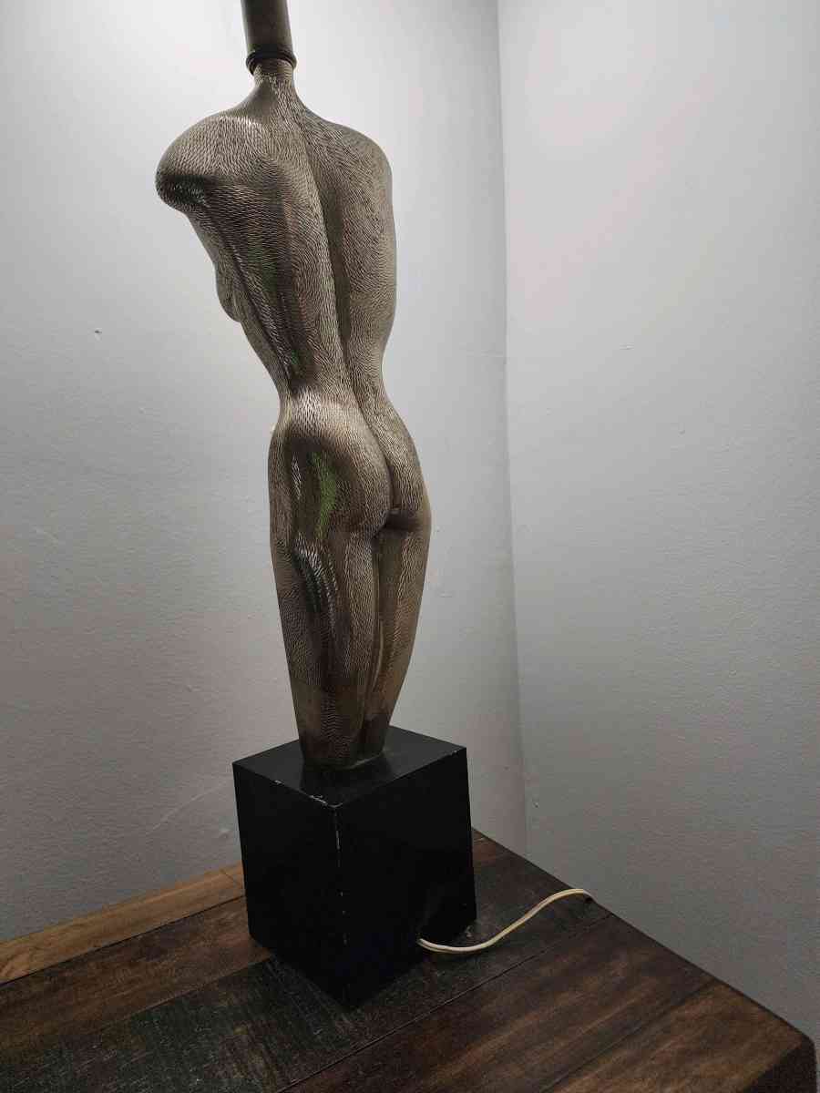 Yasha Heifetz figural art deco lamp