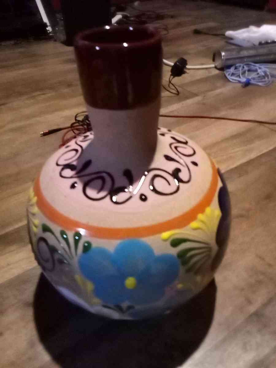 vase painted and glazed