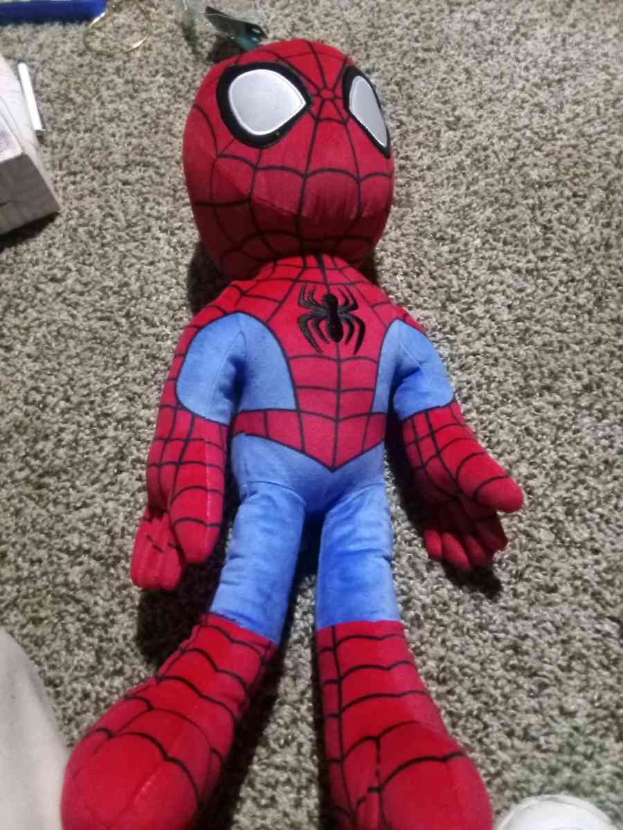 plush SpiderMan doll