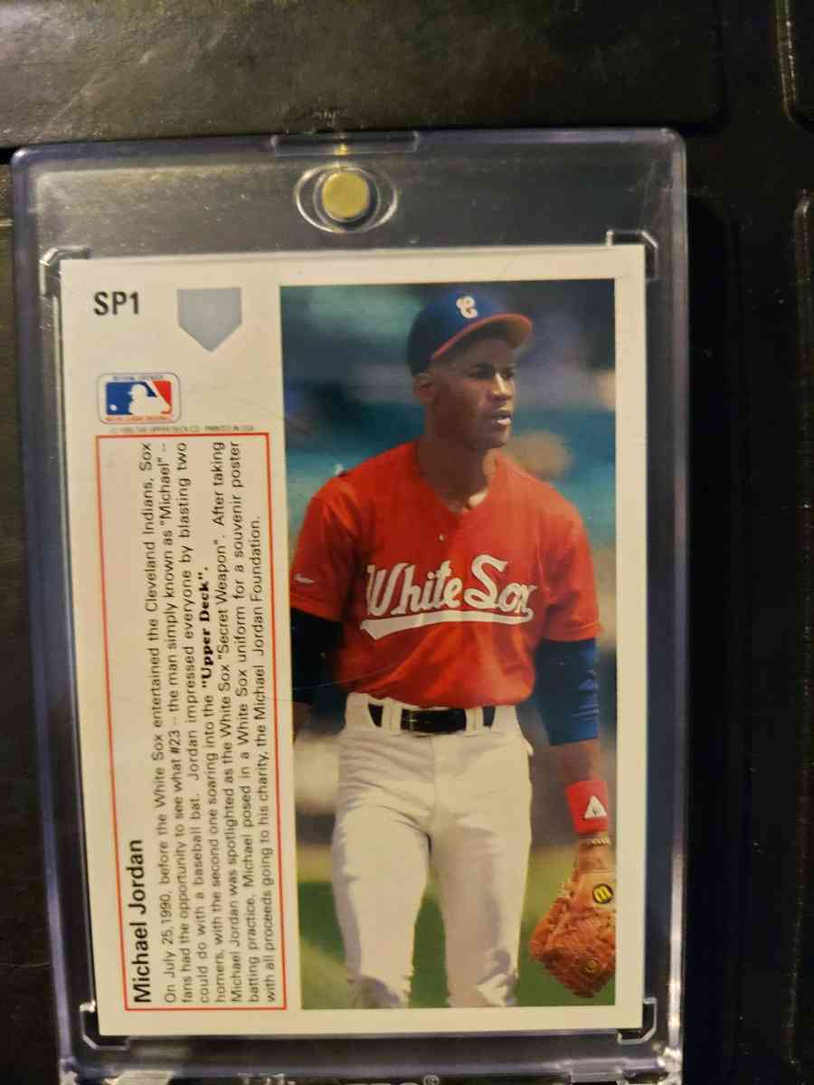 Michael Jordan baseball Card