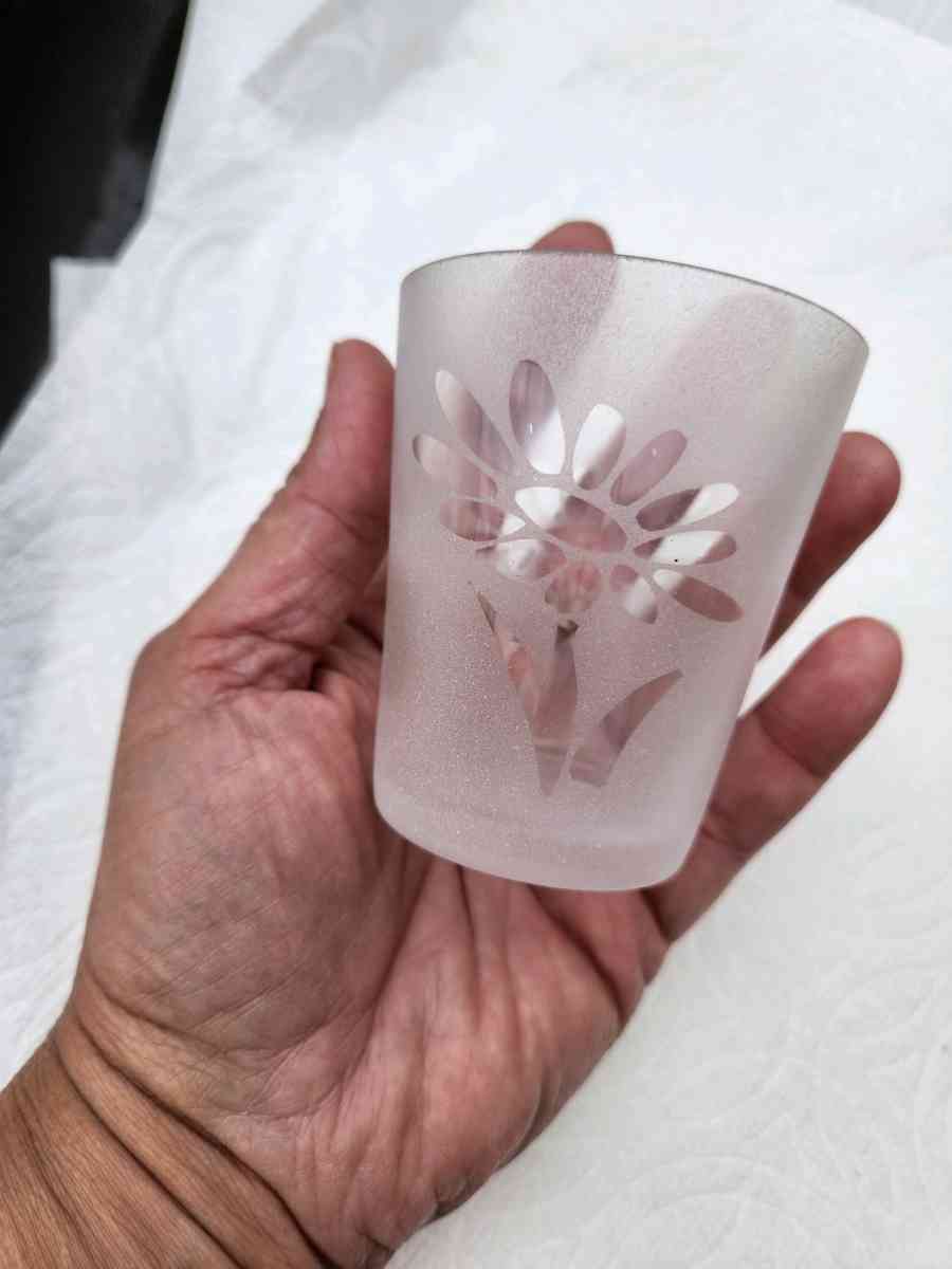 crystal candle holder