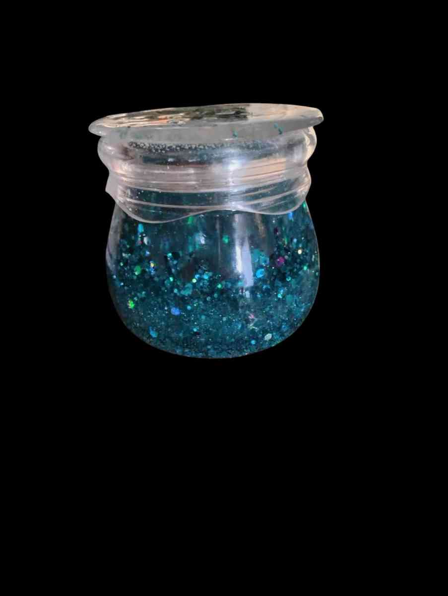 resin pot jar with screw on lid