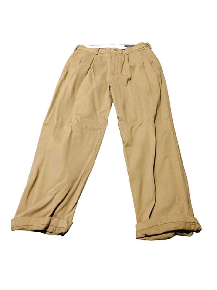 Daniel Cremieux Classic Mens Tan Dress Pants Size 33 x 30