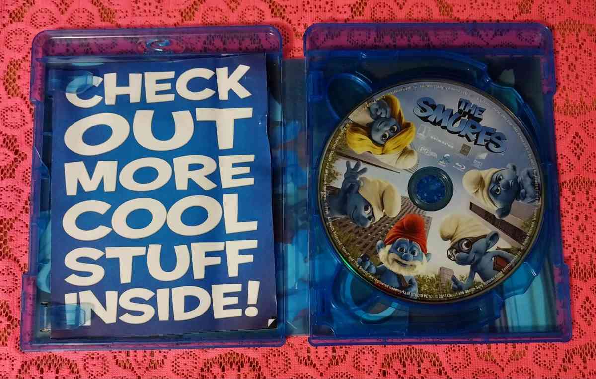 The Smurfs BluRay and DVD