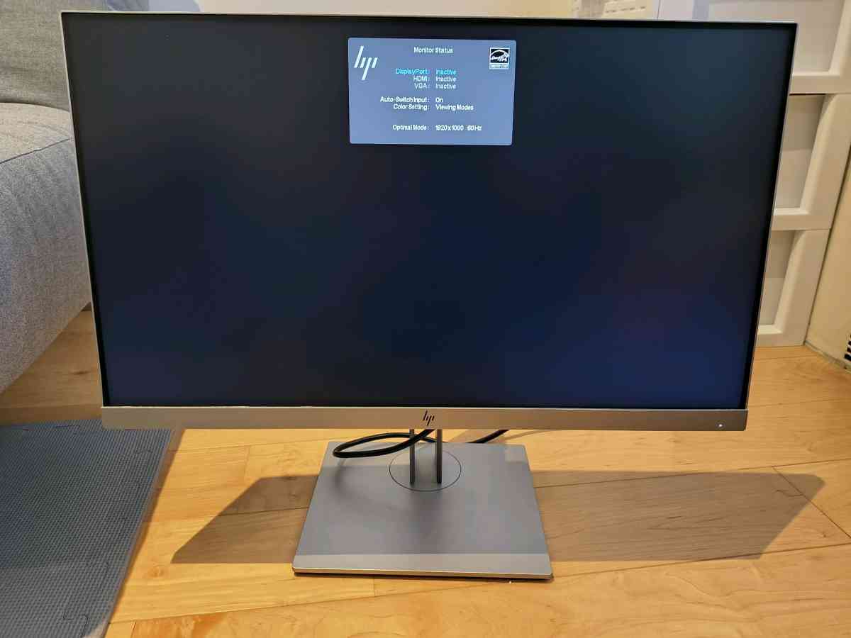 HP EliteDisplay E233 23Inch Screen LEDLit Monitor Silver