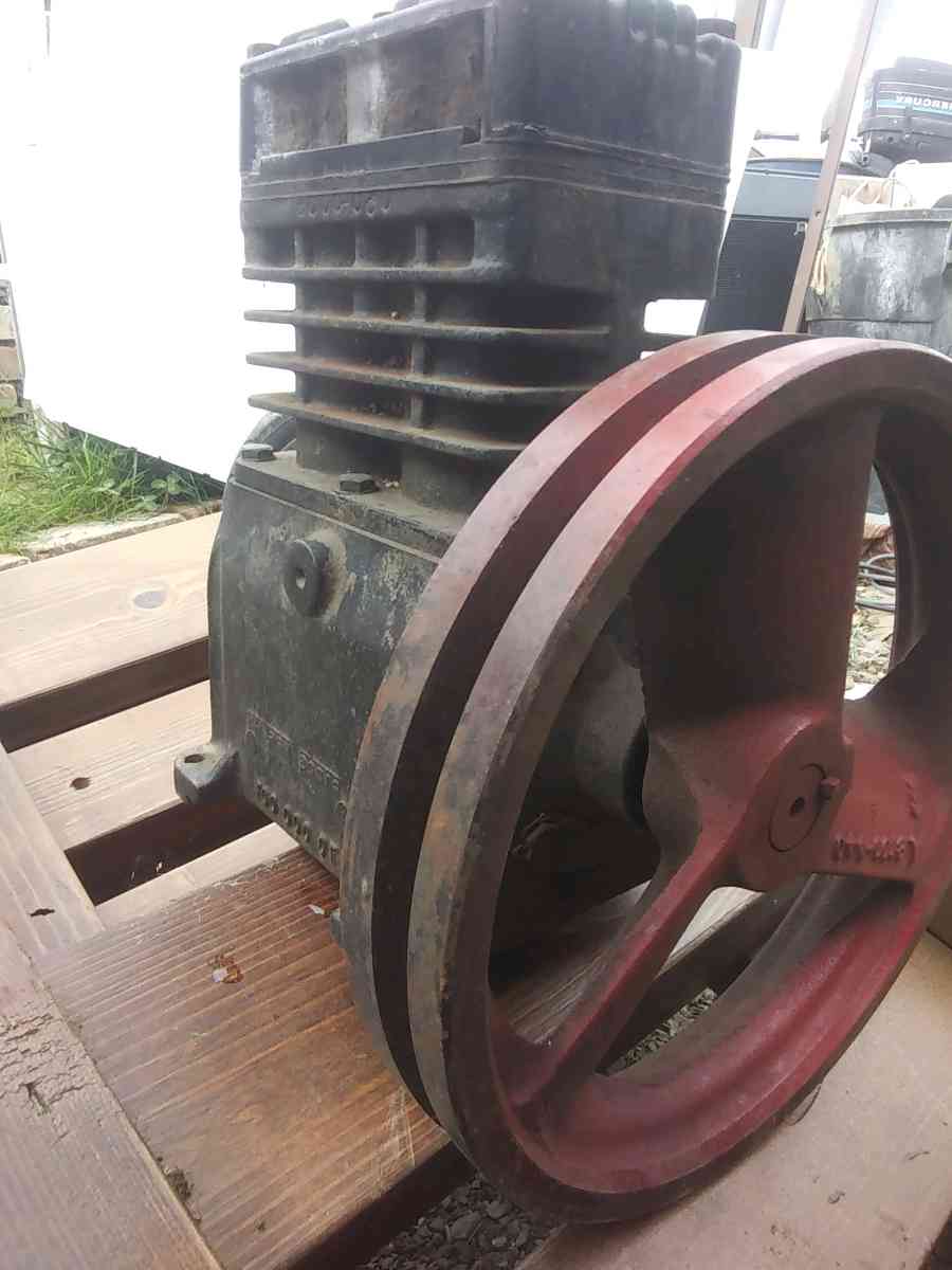 single and double pump air pump oil cooled