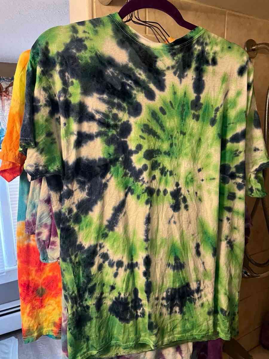 homemade  tiedye shirts made to order