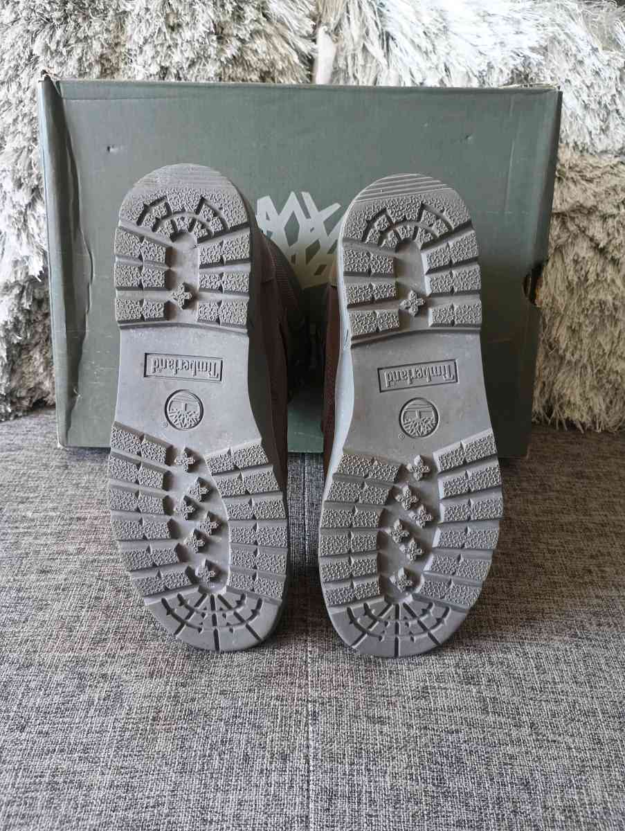 Timberland Gray Nubuck Lace Up Waterproof Ankle Boots  Size