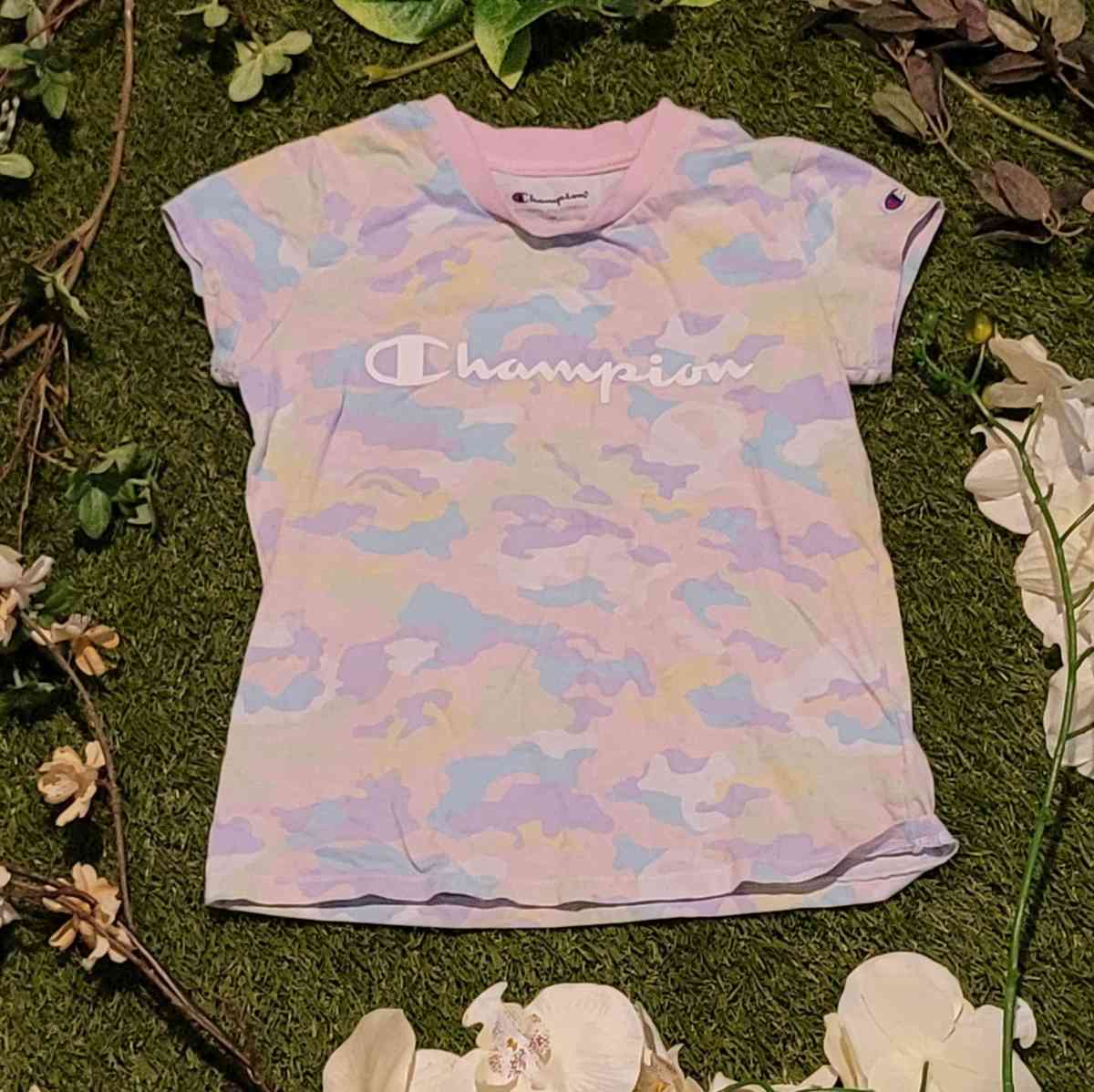 Pastel camo tee