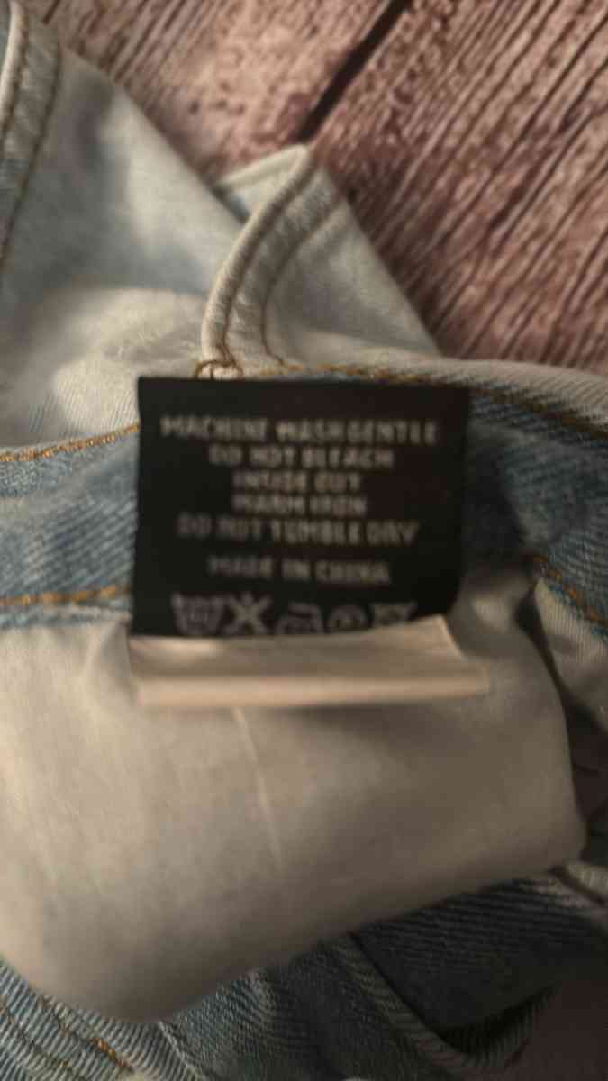 Nasty Gal Two Tone Straight Leg Denim Jeans