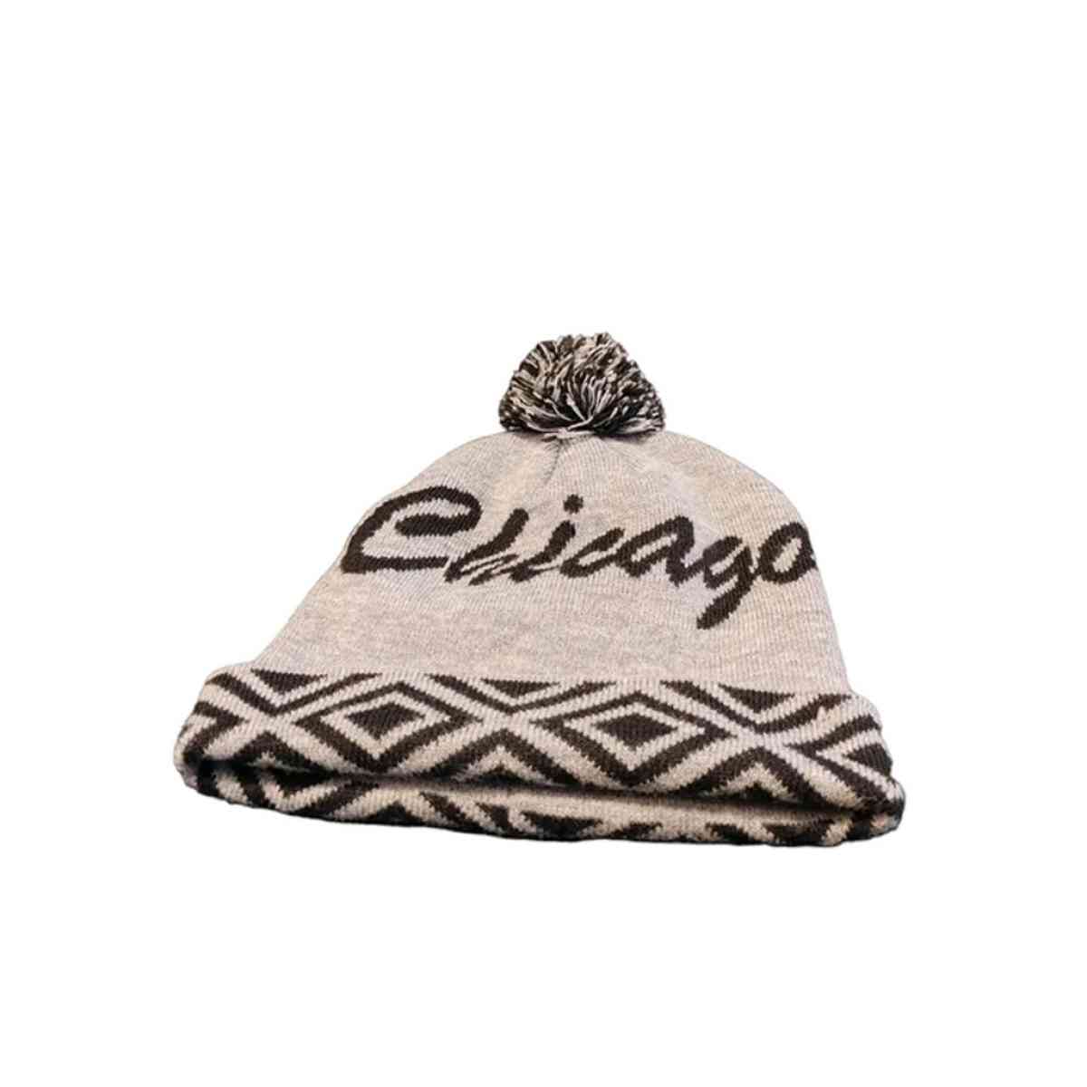 Chicago BlackGrey Head Drip Mulitcolor New Knit Era Beanie W
