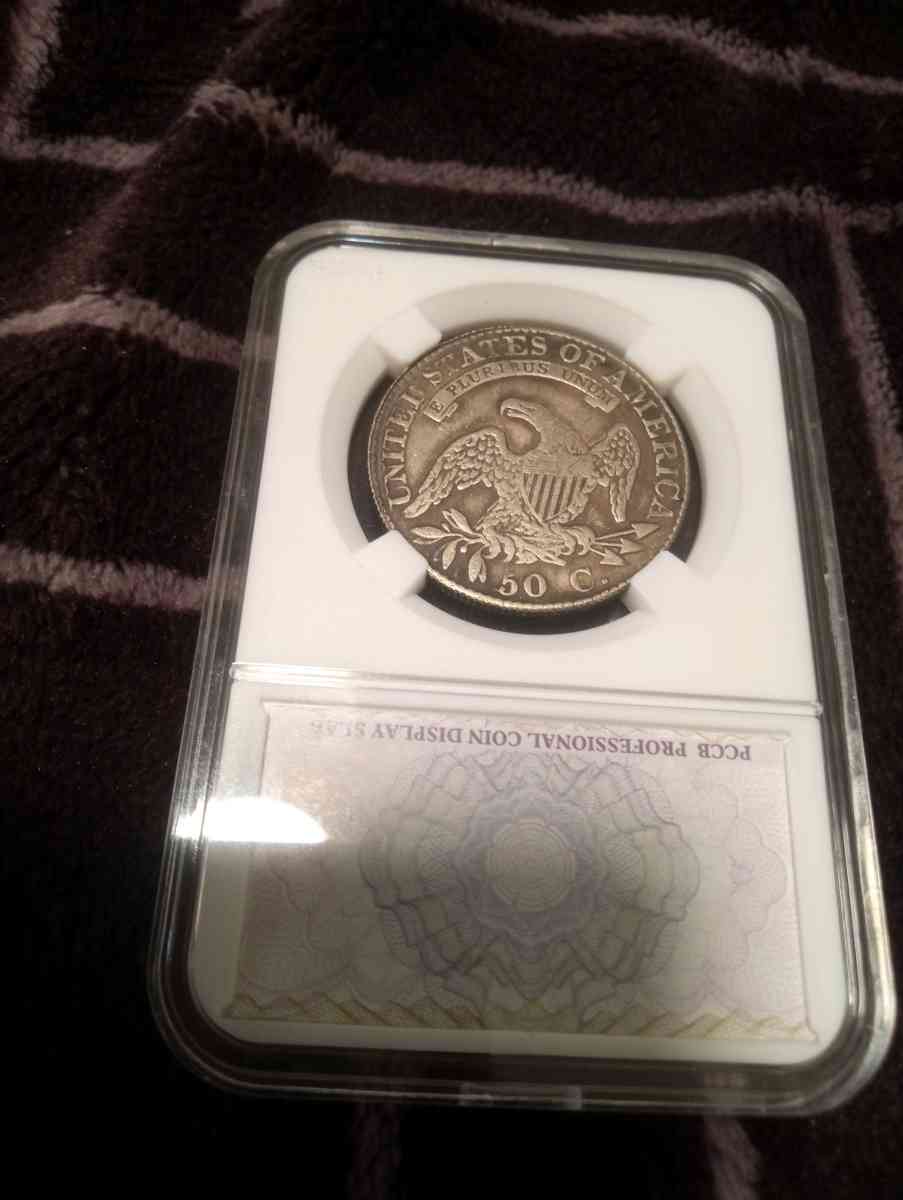 1824 50 cent bust coin