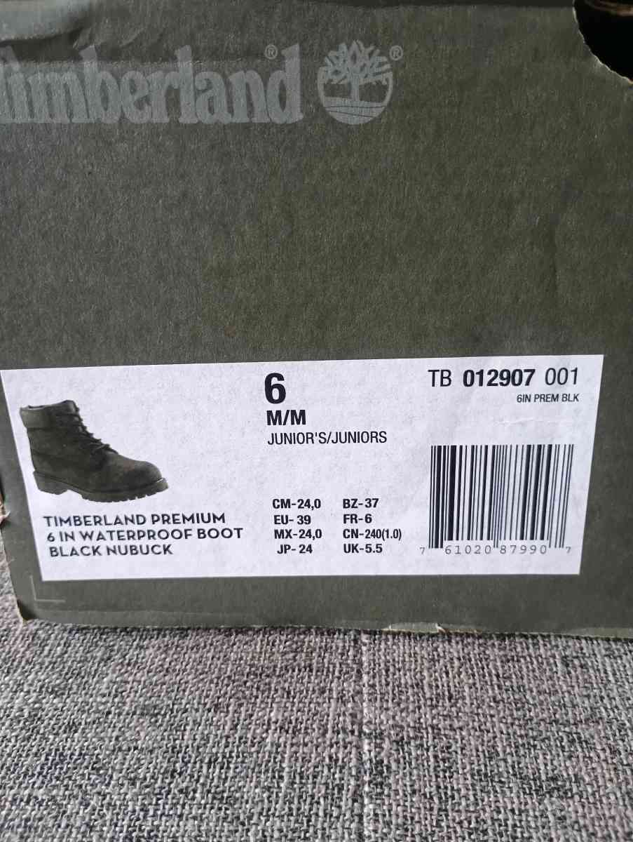 Timberland Premium 6 Inch Waterproof Boots Color Black Nubuc