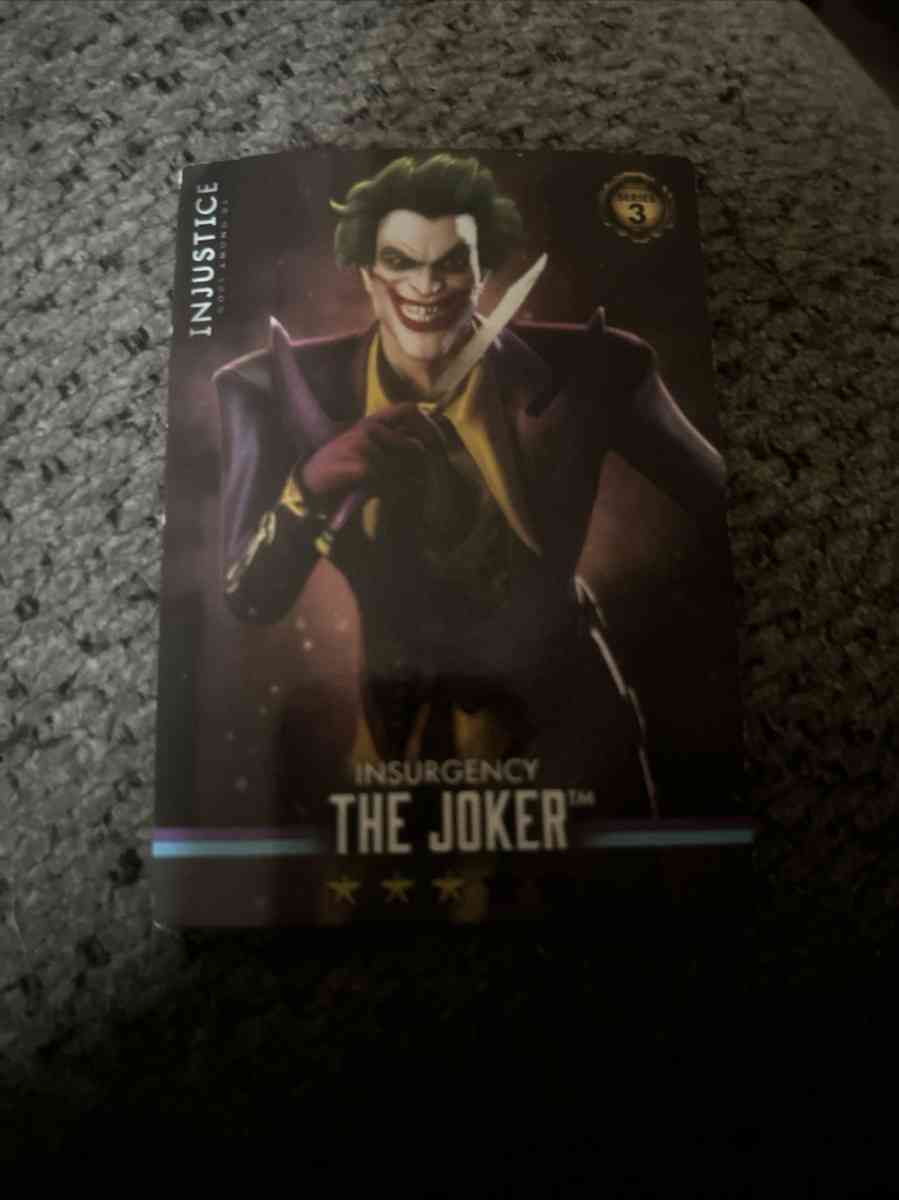 DC Injustice Game Cards