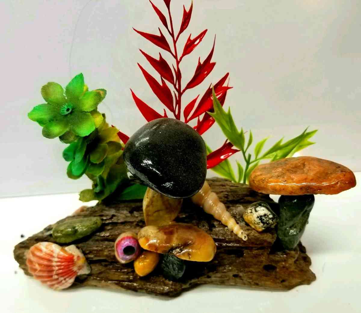 handmade mushroom scenery