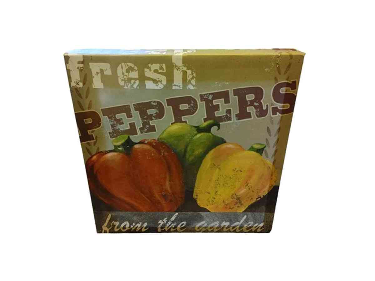 Fiona StokesGilbert Farm Fresh V Canvas Art  24 x 24 x 2