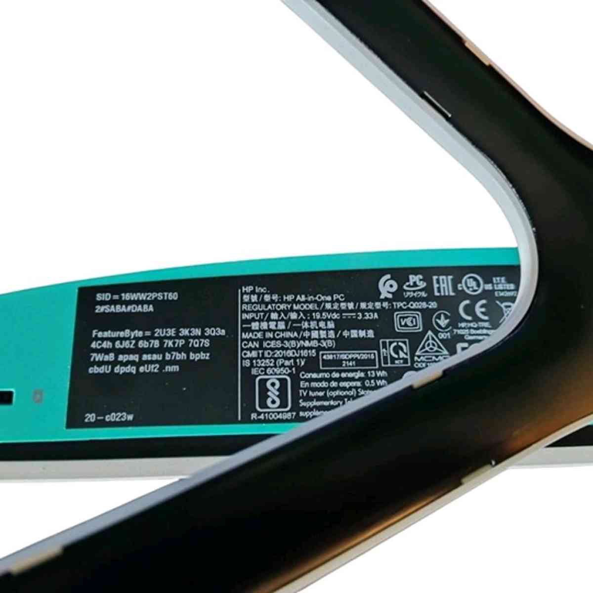 HP AllinOne PC 195 4GB 500GB HDD Win 10 Celeron J3060 160GHz