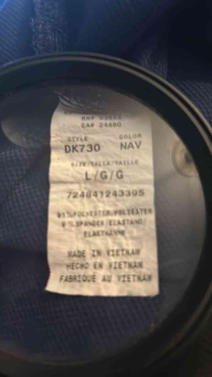 Dickies VNeck Navy Scrub Top Size L DK730