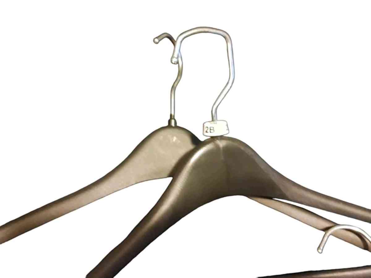 Assorted Plastic Retail Hangers Wire Hook Double Notched Shi