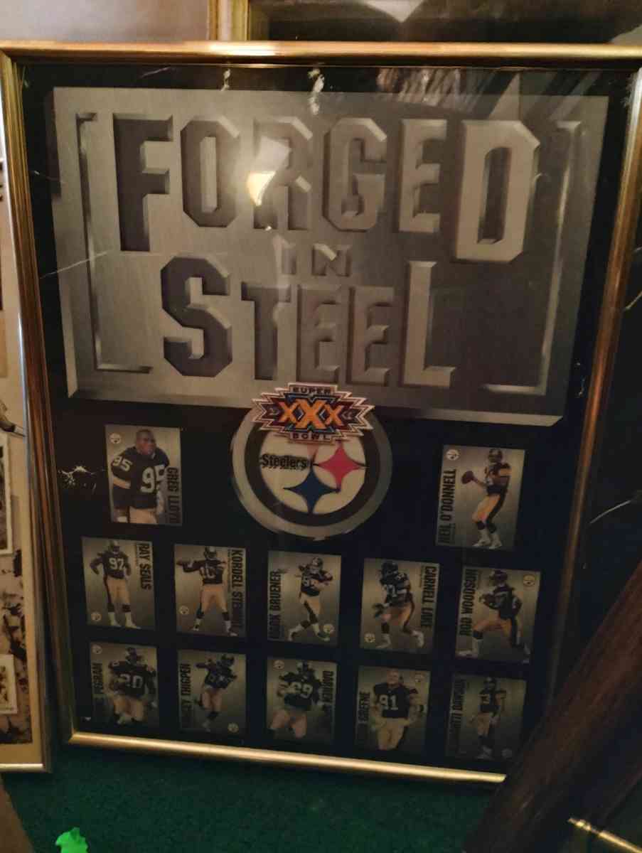 wall picture of pgh steelers