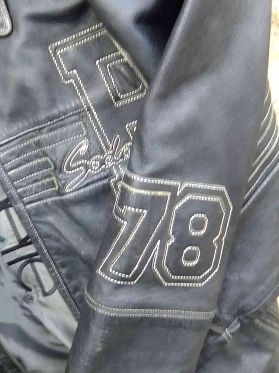 authentic Pelle Pelle Soda Club Marc Buchanan leather jacket