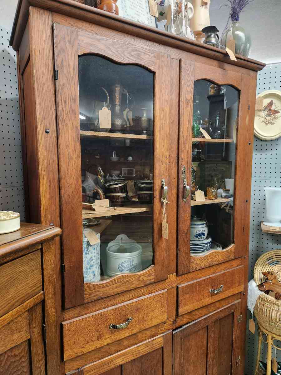 beautiful vintage cabinet or cupboard