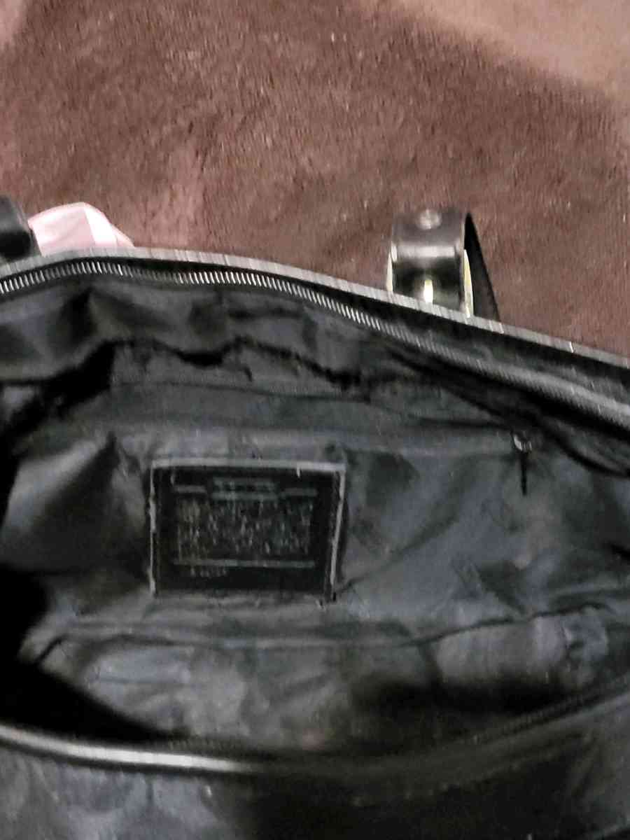Black Coach handbag