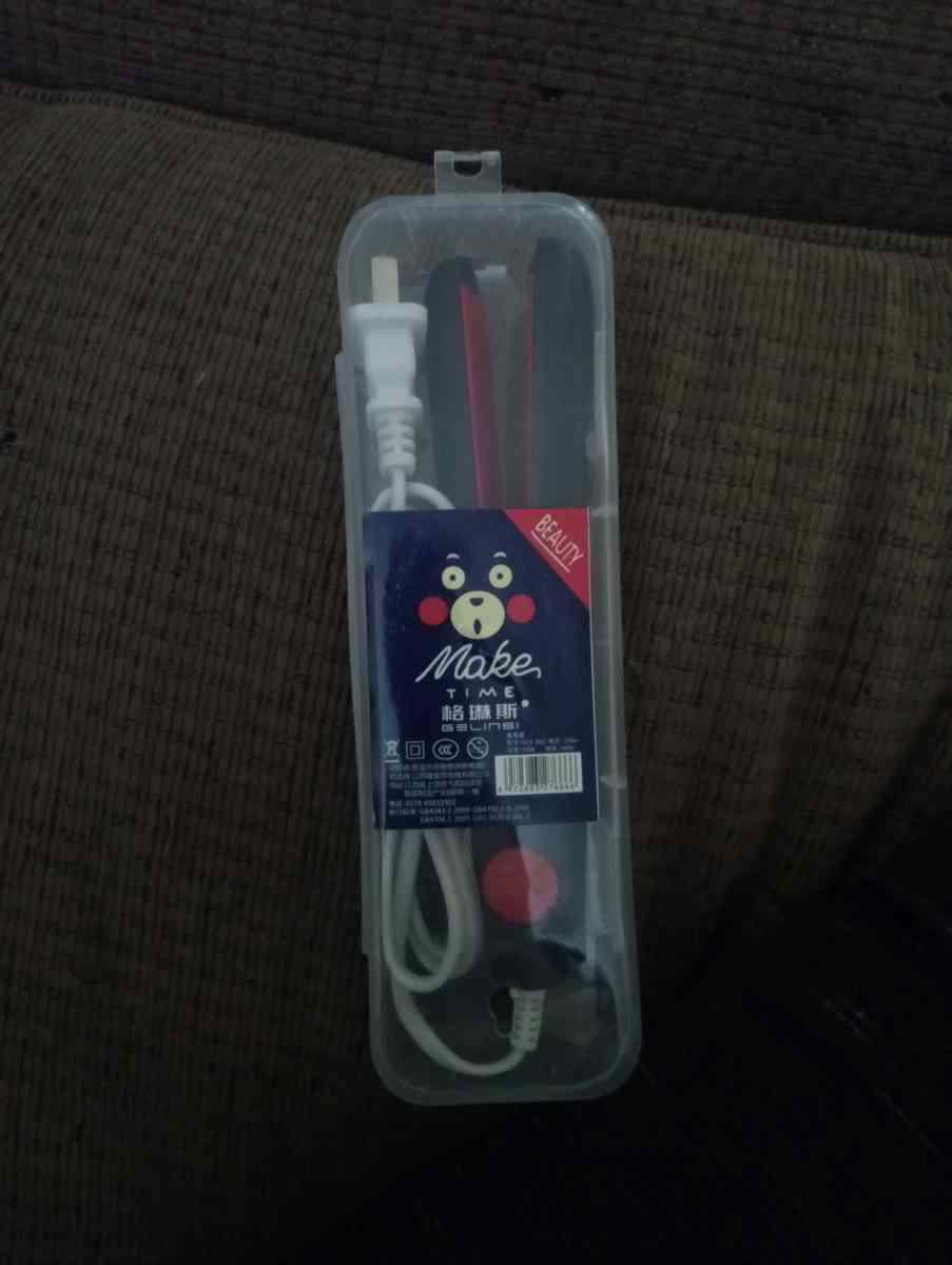 Mini hair straightener Red Black