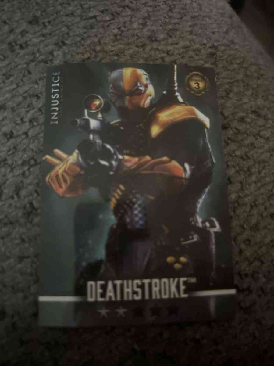 DC Injustice Game Cards